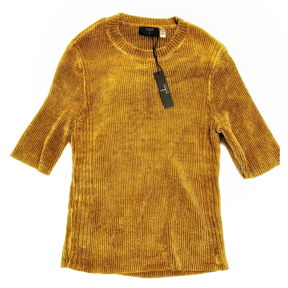 [Tahari] Ribbed Blouse